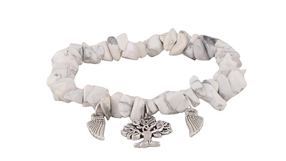 Howlite Chips Bracelet